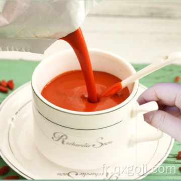 Concentré de jus de baies de goji de qualité supérieure Ningxia